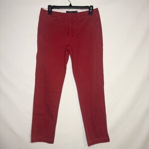 Polo by Ralph Lauren Women’s Red Chino Pants Size 4